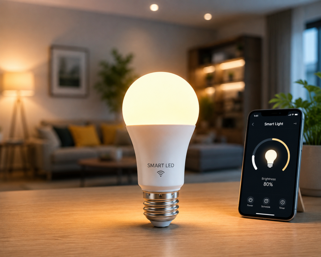 10 Smart Home Devices That Save Electricity in India Smart LED Bulb for Energy Saving