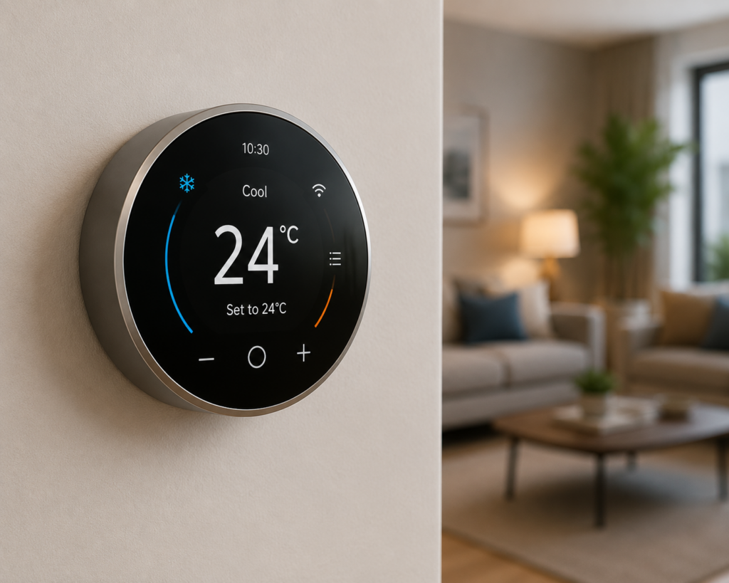 10 Smart Home Devices That Save Electricity in India Smart Thermostat for Energy Saving