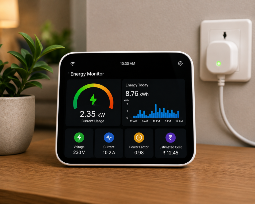 10 Smart Home Devices That Save Electricity in India Smart Home Devices That Save Electricity – Smart Energy Monitor