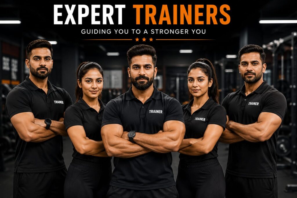 "Expert fitness trainers in Yamunanagar gym"